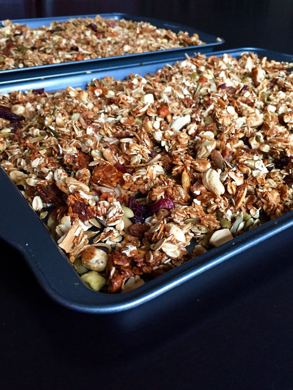 Receta de granola hecha en casa